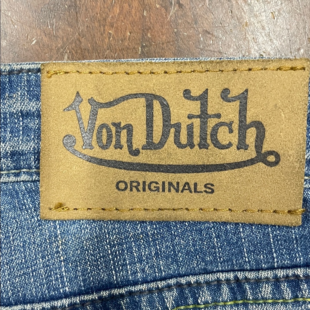 NWT Von Dutch denim jeans Trouser pants runs like a 32 rare find size tag 30 - Picture 5 of 7